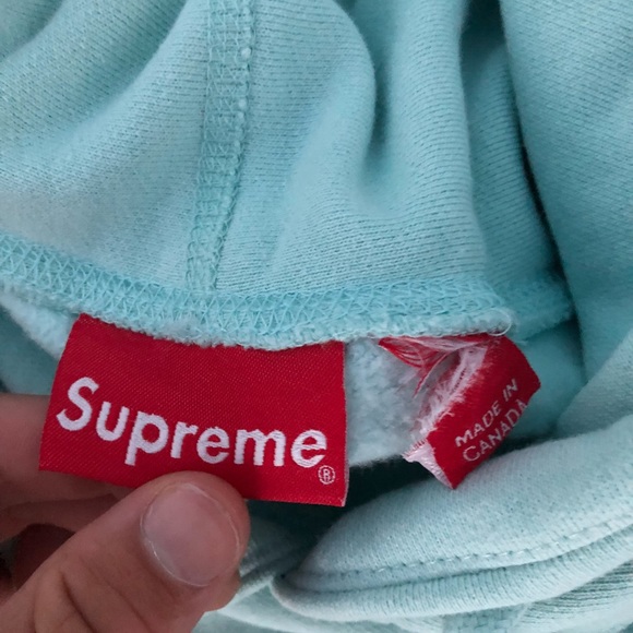 Supreme Ice Blue Bogo Hoodie - Picture 3 of 8